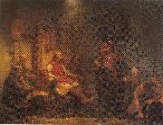 august malmstrom Konung Ellas sandebud infor Ragnar Lodbroks soner oil painting reproduction